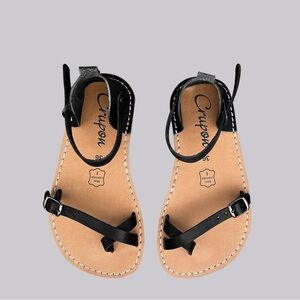 Cripton Black Women's Barefoot/ Minimalist Sandals